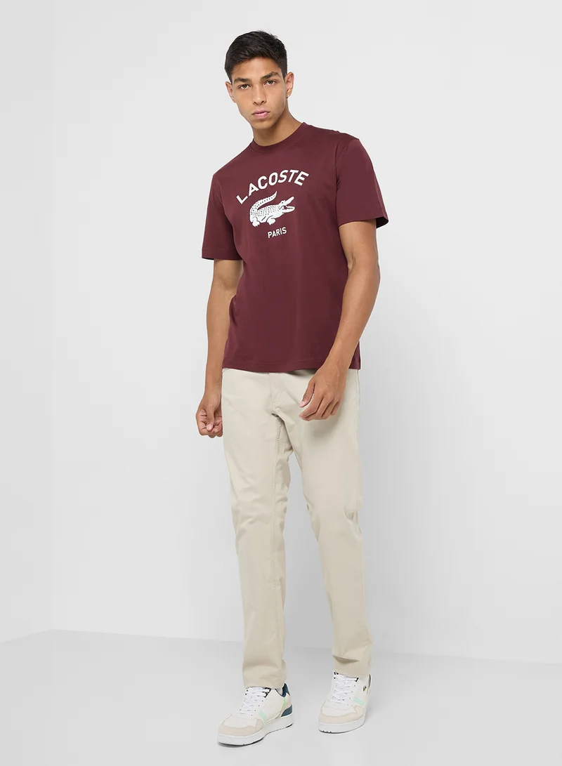 لاكوست Logo Graphic T-Shirt