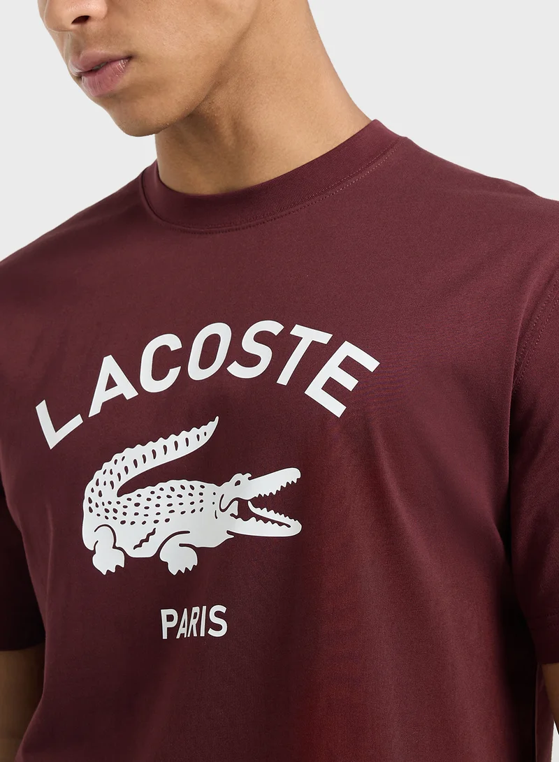 لاكوست Logo Graphic T-Shirt