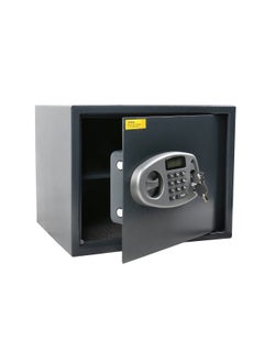 NAMSON Electronic Digital Battery Operated Safe Deposit Box With Digital Pin Keypad And Manual Override Keys Grey 30X38X30Cm  - Image 2