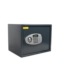 NAMSON Electronic Digital Battery Operated Safe Deposit Box With Digital Pin Keypad And Manual Override Keys Grey 30X38X30Cm  - Image 1