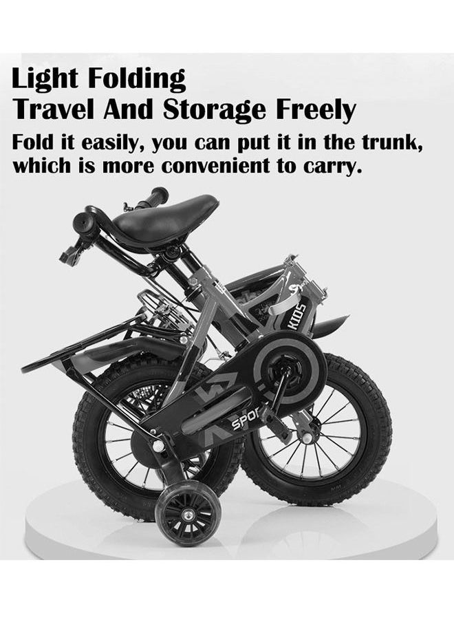 ZCM-HAPPY - Folding Children's Bicycles With Soft Seats And Carbon Steel Frame 16 inches - Image 1