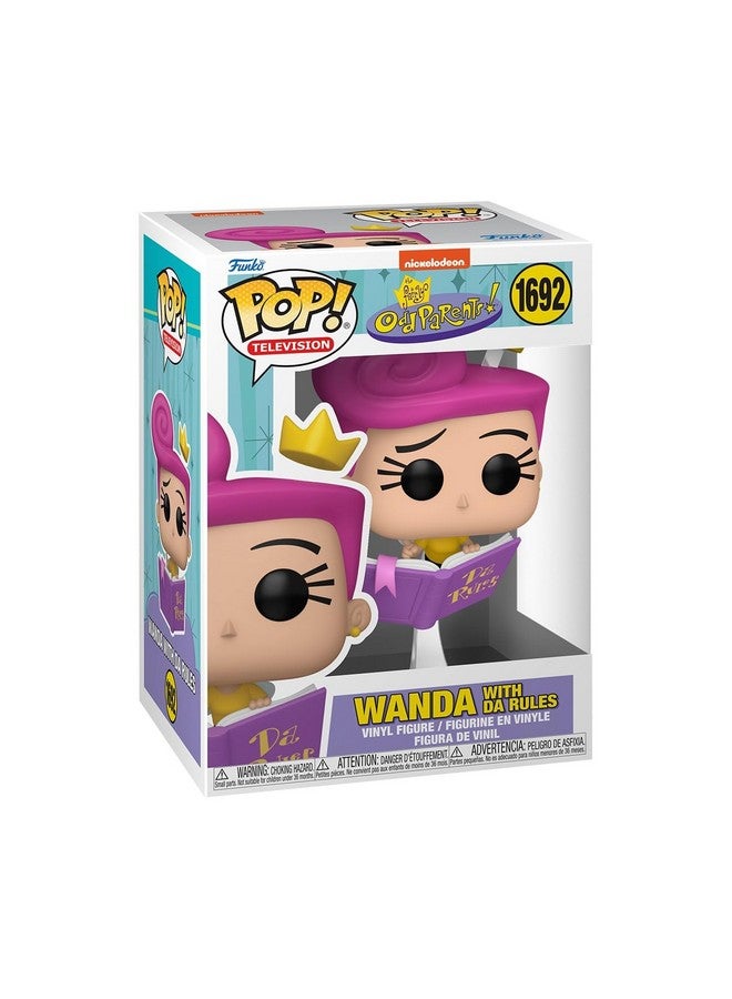 Funko فانكو بوب تي في: الوالدين الغريبين - واندا مع القواعد - تمثال فينيل قابل للجمع - فكرة هدية - منتجات رسمية - ألعاب للأطفال والبالغين - عشاق الرسوم المتحركة - Image 1