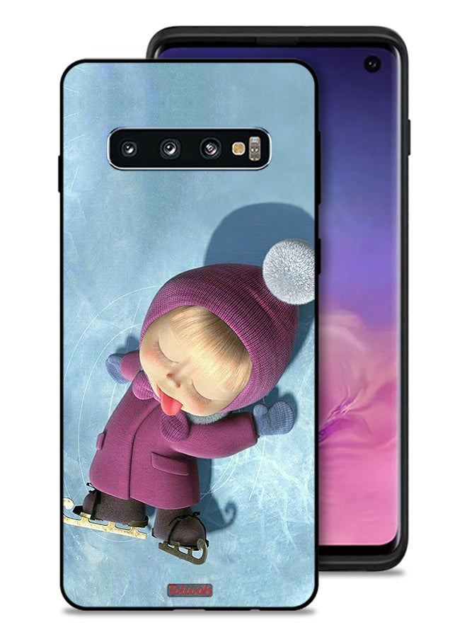 Tolwak Samsung Galaxy S10 4G Protective Case Cover Cute Dolly - Image 1