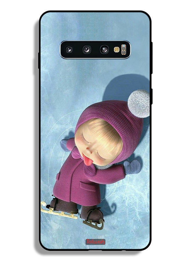 Tolwak Samsung Galaxy S10 4G Protective Case Cover Cute Dolly - Image 2
