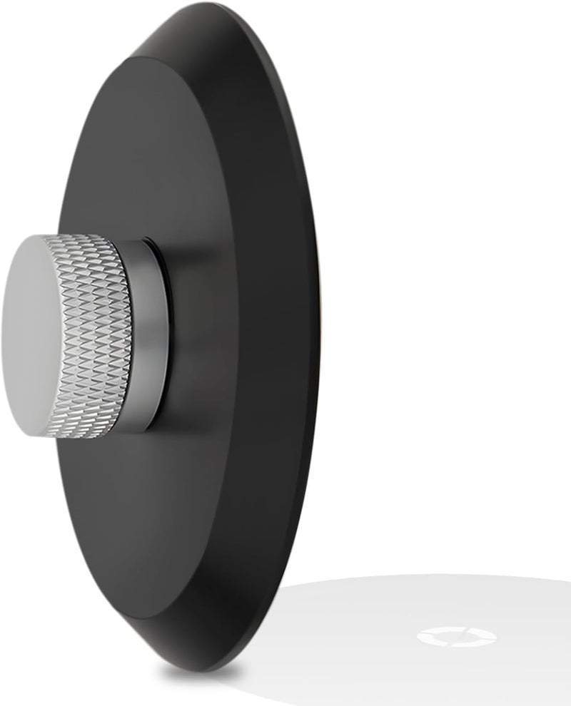 Preffair Audiophile Record Weight Stabilizer POM Turntable Weight Clamp for HiFi LP Record Player Vinyl Disc Accessories (Black) - Image 1