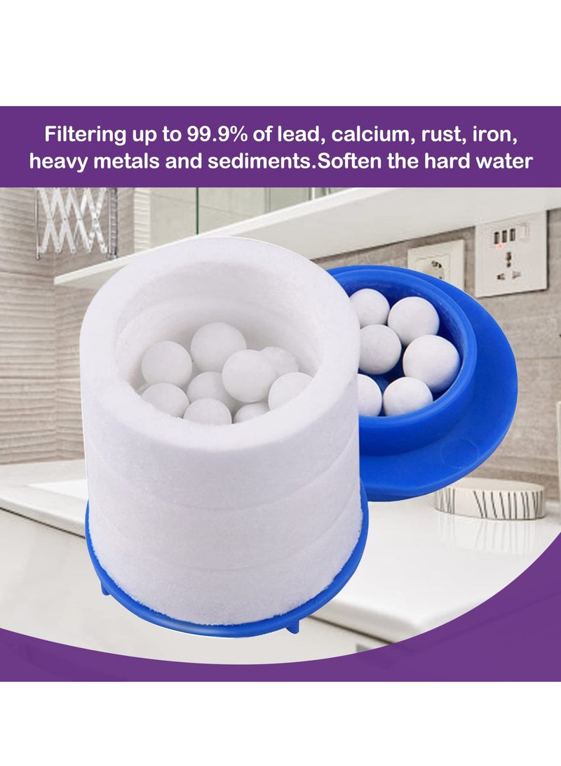 SYOSI Water Faucet Filter Cartridge Replacements,Sink Water Filter for Faucet Kitchen Bathroom Sink Filter Removes Chlorine Fluoride Heavy Metals(10 Pcs) - Image 2