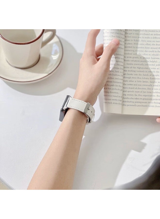 Chensong متوافق مع Xiaomi Redmi Watch 5 Strap، Xiaomi Bracelet 9pro/8pro Strap، جلد Redmi Watch 5 Esim Strap، معدني بني سريع التحرر - Image 2