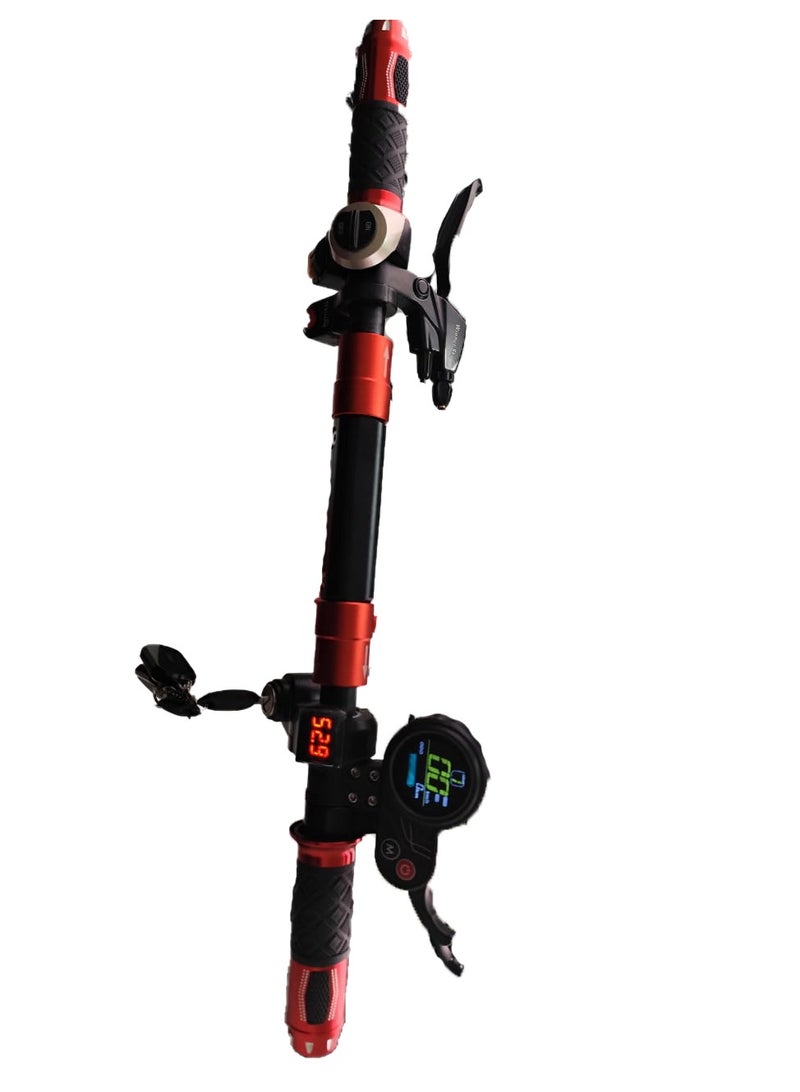 وينر سكاي E10 برو سكوتر كهربائي بمحرك 1500 واط | مدى 25 إلى 30 كم | قابل للطي بالكامل | إطارات للطرق الوعرة | إطارات 10 × 2.5 | فرامل مزدوجة | عداد رقمي | بلوتوث | ملحقات مجانية - Image 3