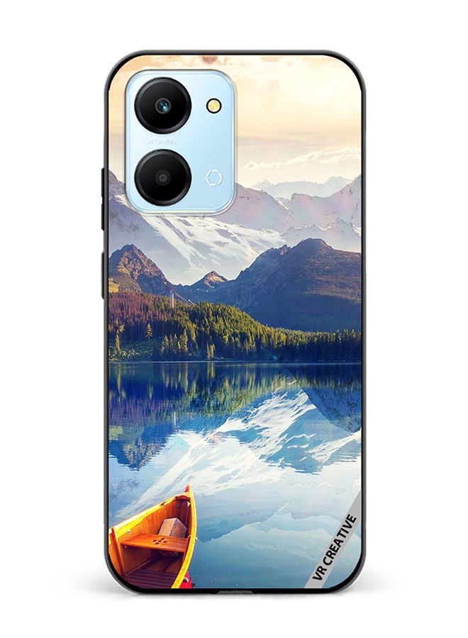 VR CREATIVE Protective Case Cover For Honor Play7T Boat In River Scenery Design Multicolour - Image 1