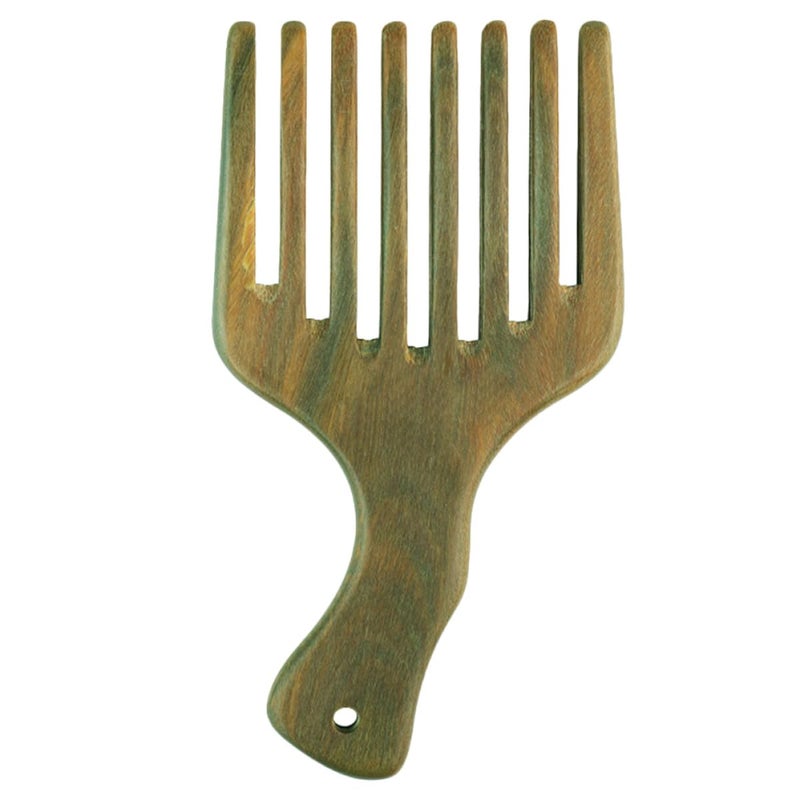 STAHAD Wood Oil Comb Wide-tooth Anti-static Wooden Hair Pick Comb for Men and Women Salon Hairdressing Styling Tool - Image 1