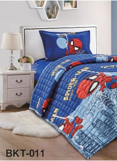 Moon 3 Piece Summer Childrens Quilt Set Microfiber 210x160 cm  - Image 2