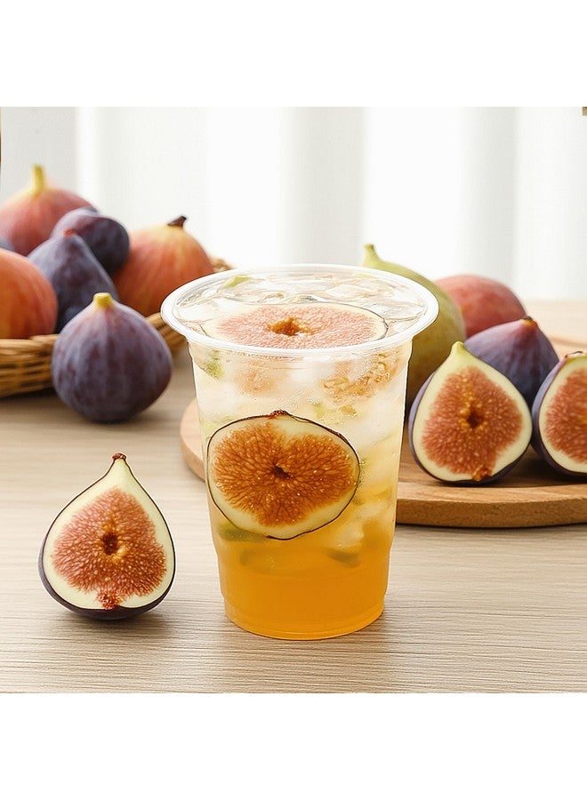 TashiBox plastic cups [20 oz 100cups],Clear Crystal disposable plastic cups,smoothie cups - Image 3
