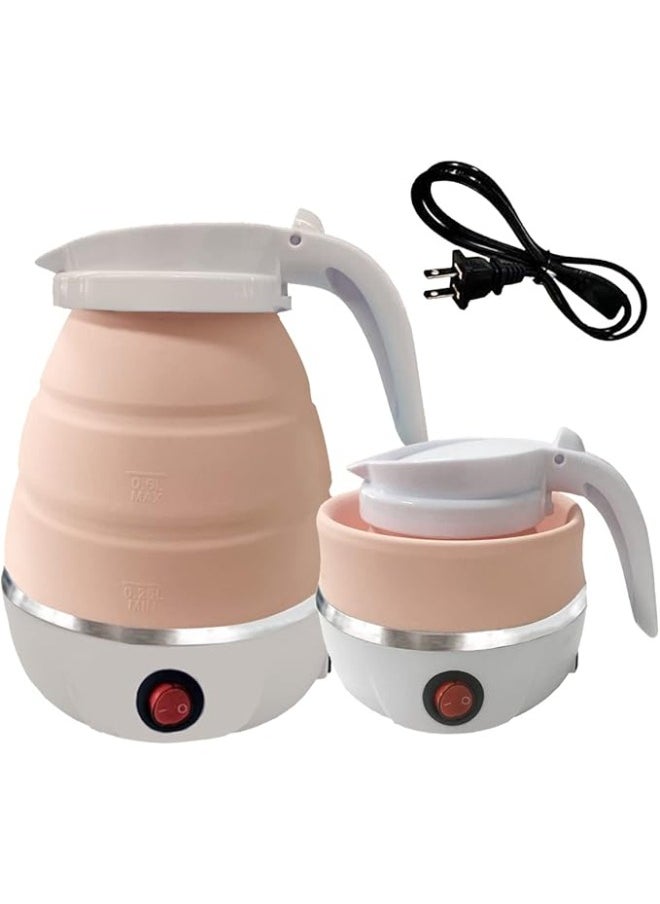 Executive LLC Foldable Portable Electric Kettle with Food Grade Silicone, 6 Mins Fast Water Boiling Tea Pot Coffee Pot for Camping or Travel, Collapsible Kettle with Separable Power Cord  - Image 1