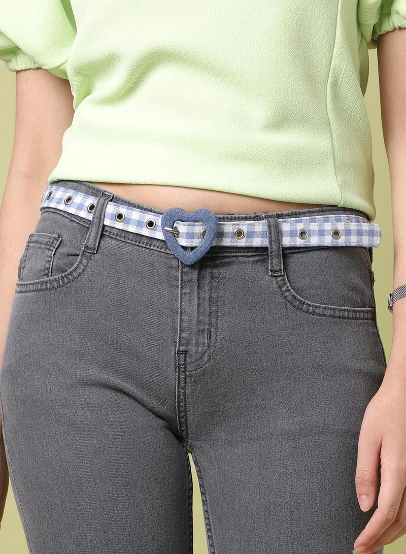 Haute Sauce Blue Checked Belt