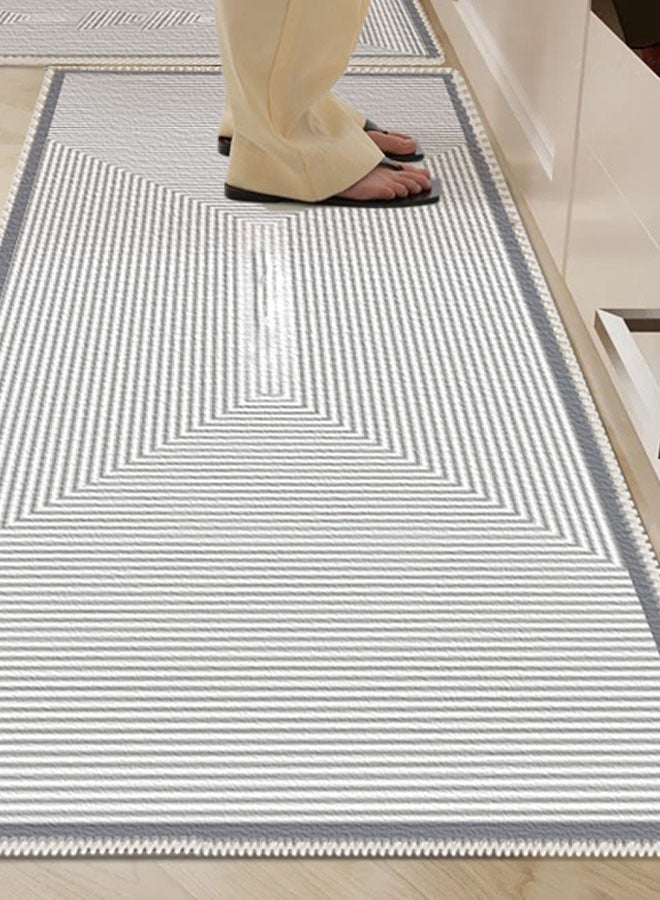 NKX Kitchen Floor Mats Rugs Set, Cushion Floor Carpet, Waterproof, Oil Resistant and Anti-Fatigue PU Standing Mat for Kitchen, Floor, Office, Sink, Laundry 60X150 cm - Image 2