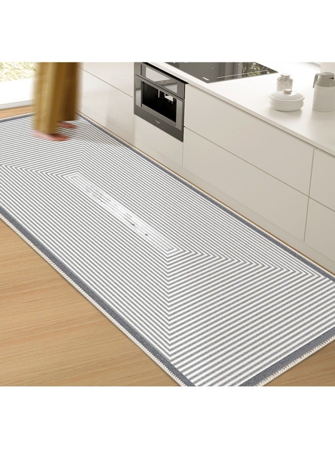 NKX Kitchen Floor Mats Rugs Set, Cushion Floor Carpet, Waterproof, Oil Resistant and Anti-Fatigue PU Standing Mat for Kitchen, Floor, Office, Sink, Laundry 60X150 cm - Image 4