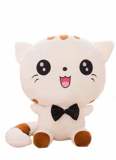 Y&D White Cat Stuffed Animal, Cute Kitten Soft Anime Plush Pillow for Girls, 9 Inches  - Image 1
