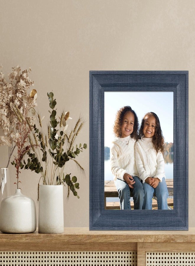 Lawrence Frames Blue Wood Frame - Dayton Denim Blue 8x10 - Image 3