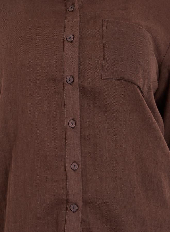 Styli Women Cotton Oversized Shirt With Roll-Up Sleeves - Image 3
