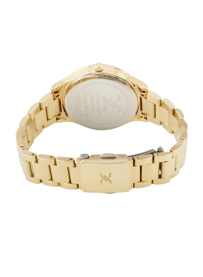 DANIEL KLEIN Stainless Steel daniel_klein women White Dial round Analog Wrist Watch DK.1.13284-4 - Image 2