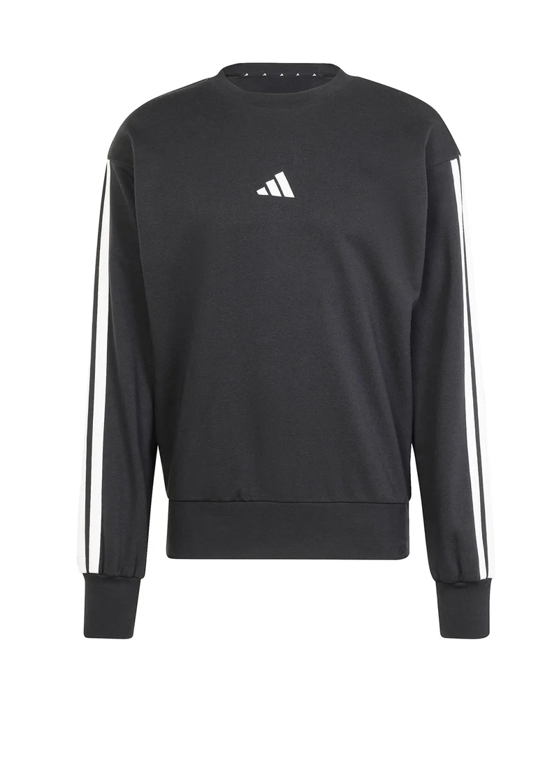 adidas سويت شيرت فرنش تيري بثلاث خطوط أساسية