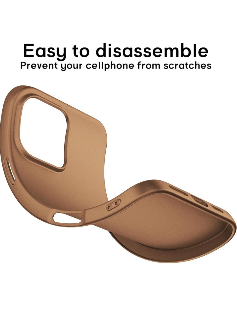 Raxoom Ultra-Thin Matte Titanium iPhone 16 Pro Case â€“ Shockproof, Anti-Scratch with Upgraded Lens & Screen Protectors - Image 5