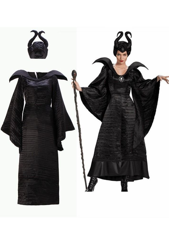 Sleeping Charm Dark Witch Costume Cosplay Stage Costume 175CM - Image 3