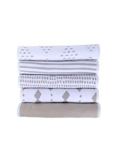 Moro Moro Rectangular Muslin Burp Towel – 100% Organic Cotton, Ultra-Absorbent & Breathable  - Image 2