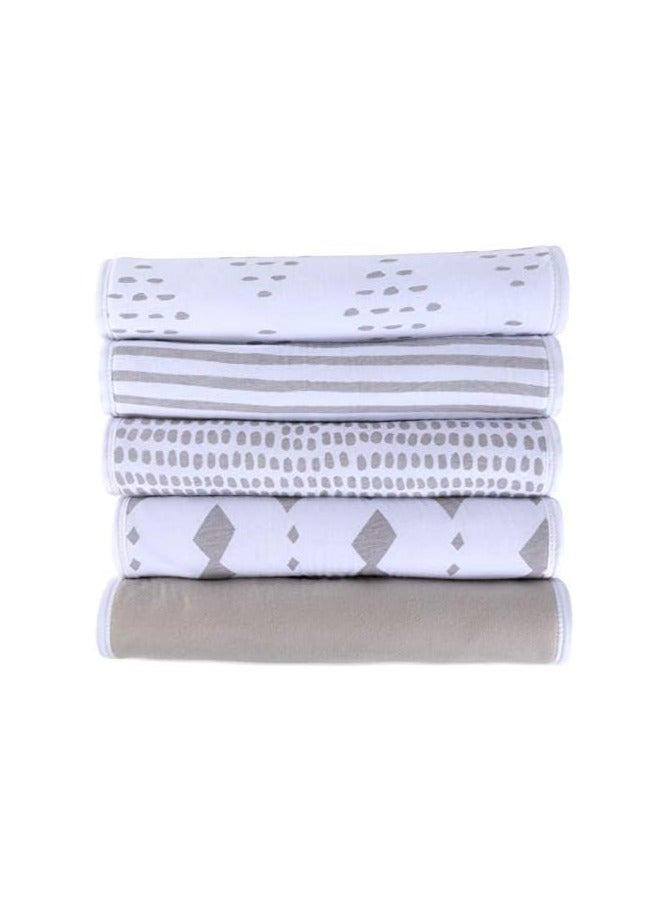 Moro Moro Rectangular Muslin Burp Towel – 100% Organic Cotton, Ultra-Absorbent & Breathable - Image 2
