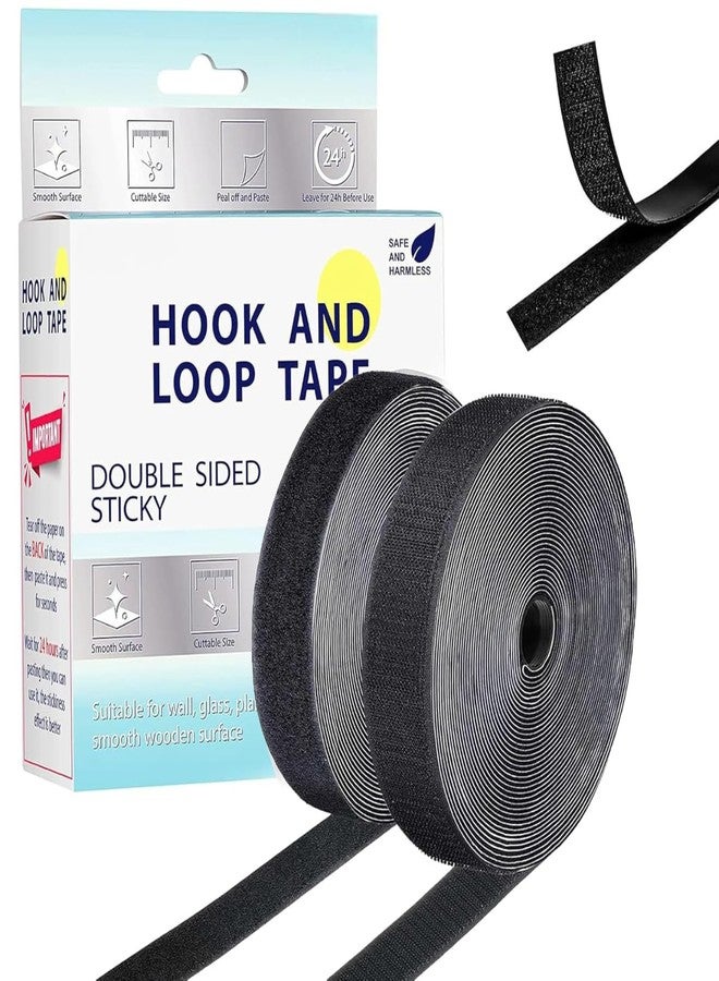 TEKCOOL Self Adhesive Hook and Loop Tape, Velcro Tapes, Mosquito net Mounting Tape For Office use, Photo Frames, Multipurpose double-sided Adhesive Hook Loop Tape for Crafting & Wall Hanging(25Mx25mm) - Image 1
