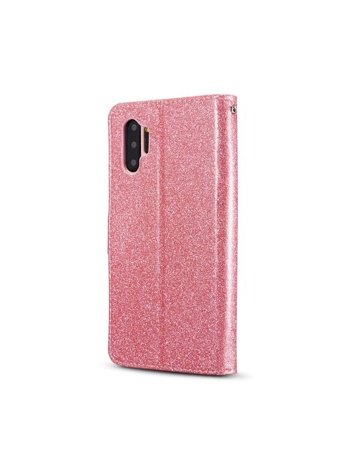 S-TOP Case For Samsung Galaxy Note10+ Glitter Powder Love Leather Phone Case - Image 3