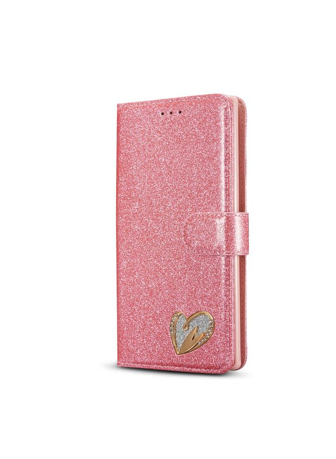 S-TOP Case For Samsung Galaxy Note10+ Glitter Powder Love Leather Phone Case - Image 2