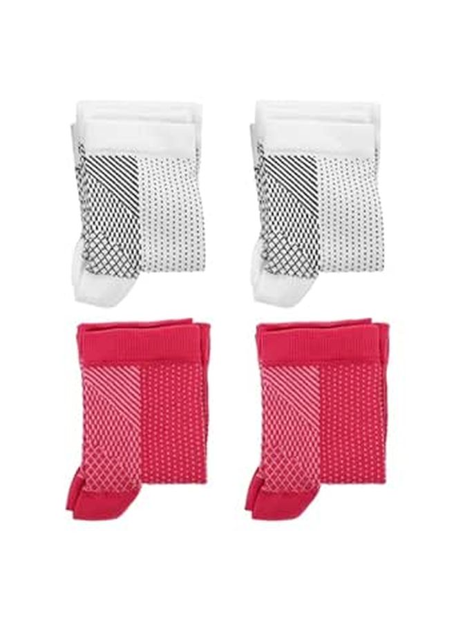 Ankle Compression Sleeves 4pcs Set Breathable Sports Support Wrap for Injury Prevention - Image 1