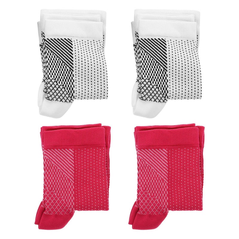 Ankle Compression Sleeves 4pcs Set Breathable Sports Support Wrap for Injury Prevention - Image 2