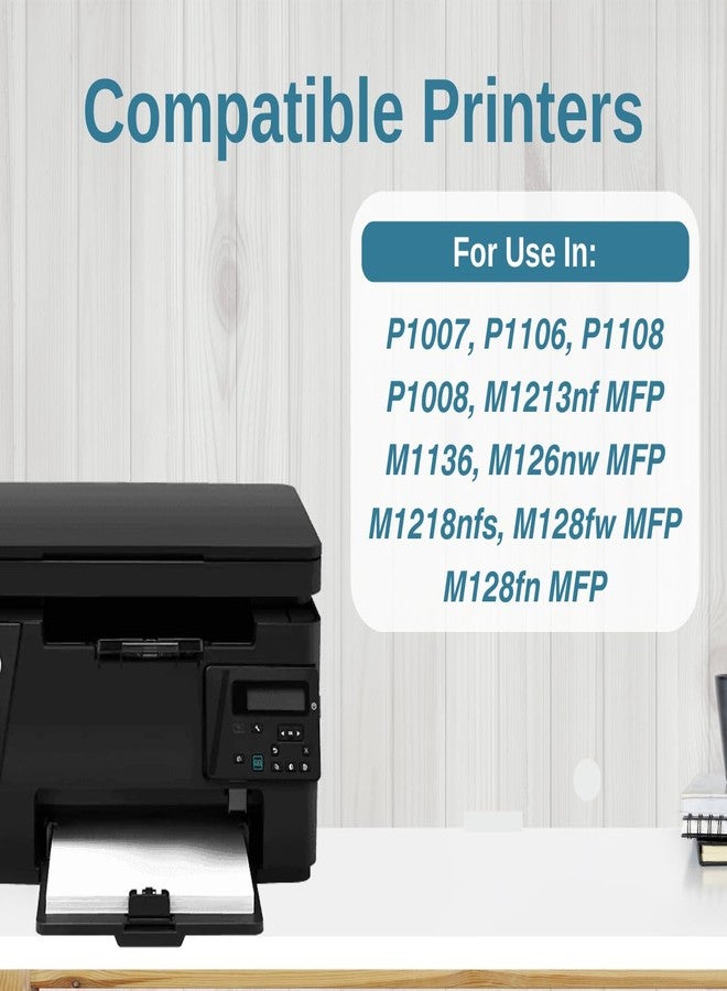 Print Page 88A Easy Refill Toner Cartridge + 2 Bottle 80gm Toner Powder Compatible for LJ Printer P1007, P1106, P1108, P1008, M1213nf MFP, M1136 MFP, M126nw MFP, M1218nfs, M128fw - Image 2