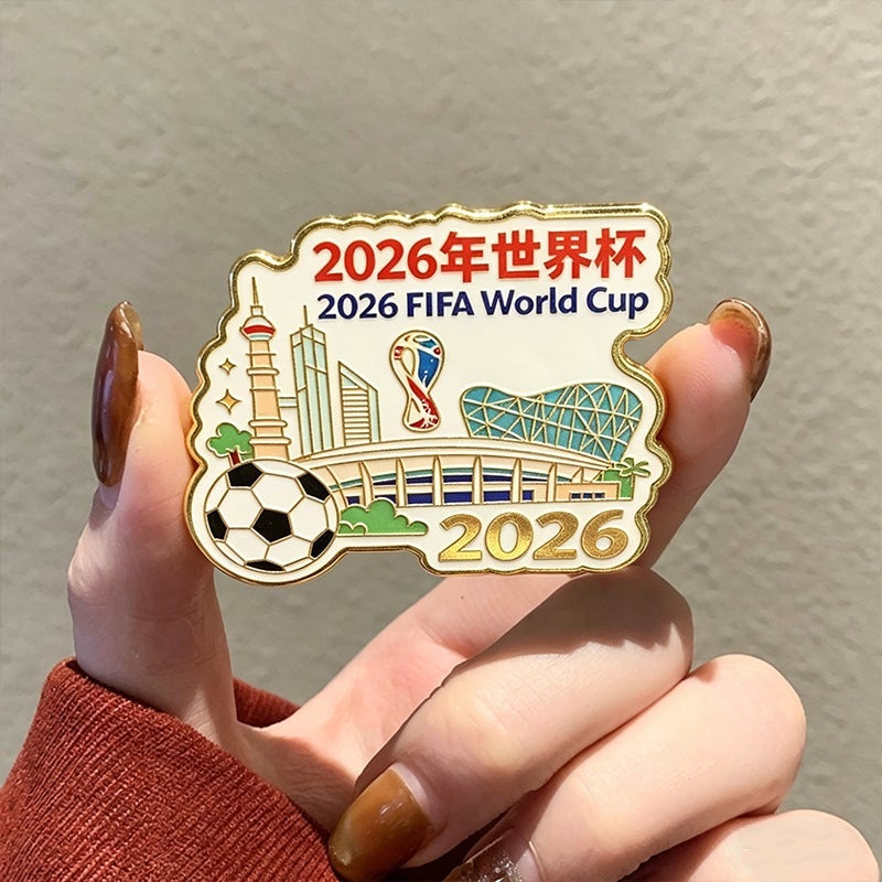 2026 Authentic FIFA World Cup Metal Fridge Magnet - Creative Souvenir Gift, Versatile Magnetic Decor - Image 1