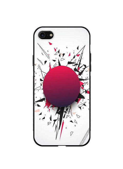 Protective Case Cover For Apple iPhone 7/8/SE 2020 Abstract Design Multicolour