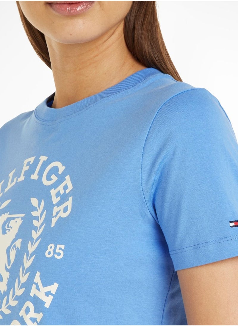Crew Neck Logo T-Shirt - pzsku/ZA02B9687218BB746EEFCZ/45/_/1706631422/072431c8-2afc-4f25-80dd-f852fad31c8b