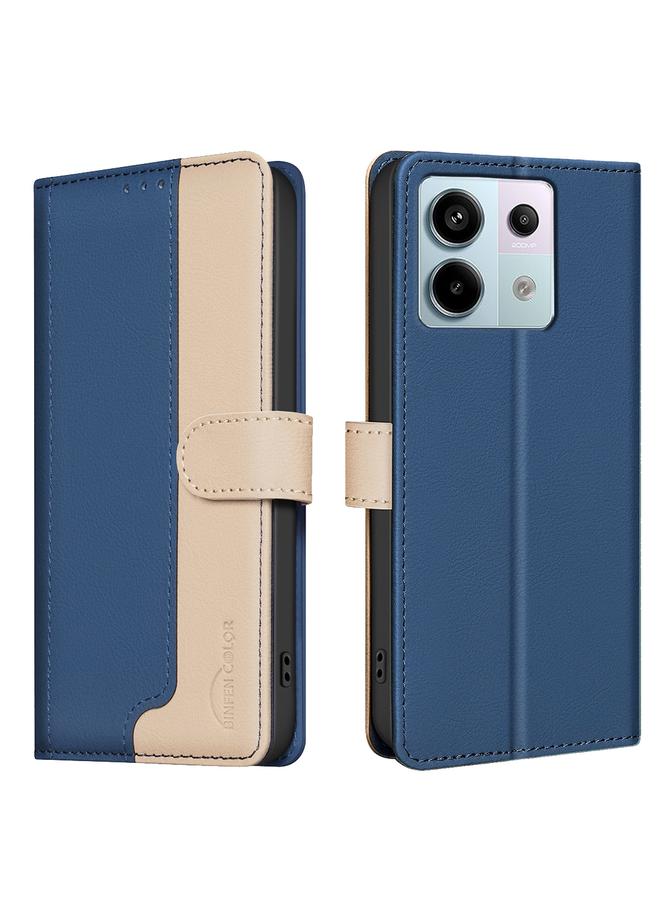 Case For Xiaomi Redmi Note 13 Pro 5G Color Matching RFID Anti-theft Leather Phone Case
