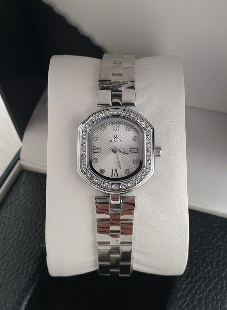 بينون ساعة نسائية  بينون استيل