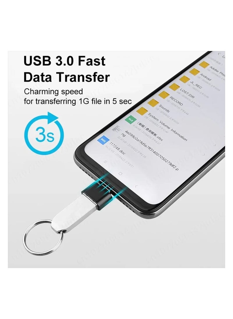 ماركة غير محددة - محول شحن OTG ب منفذ شاحن من  تايب سي الى يو إس بي للشحن ونقل البيانات  type c to usb من ذكر  الى أونثى وقارئ بطاقة كمبيوتر ولابتوب - Image 1