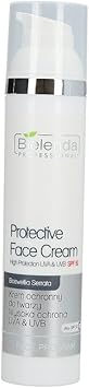 Bielenda Bielenda Professional Protective Face Cream High Protection UVA UVAB SPF 50 Krem Ochronny do Twarzy Wysoka Ichrona UVA UVAB 100 ml SET with STAPIZ Hair Shampoo 15ml or Mask 10ml