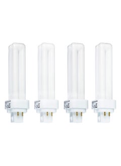 Osram Osram Home Decorative High Qualtiy and Durable, 4 Pin Double Twin Tube CFL Bulb, 18 Watt Energy Saving Bulb, Warm White - (Pack of 4)  - Image 2