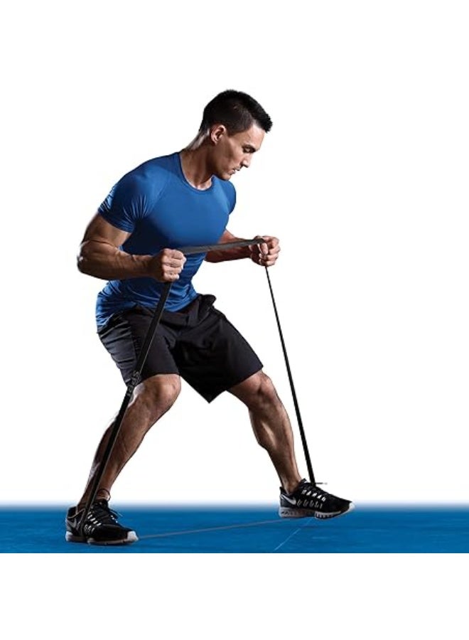 SPRI Resistance Tubing Ultra Heavy  Professional Strength Tubing With Comfort-Grip Handles & Exercise Guide - Image 5