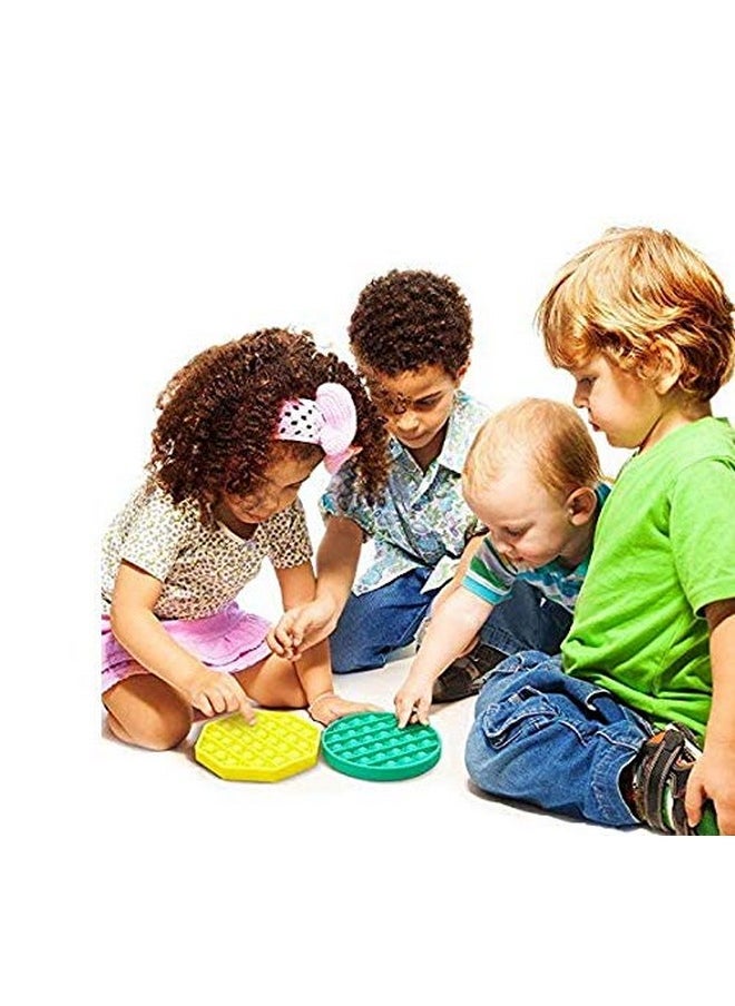 Livyu life - LIVYU LIFE Push pop Bubble Fidget Toy, Stress Relief and Anti-Anxiety Tools Sensory Toy for Autism ADHD to Relieve Stress for Kids and Adults (Heart-Green) - Image 1