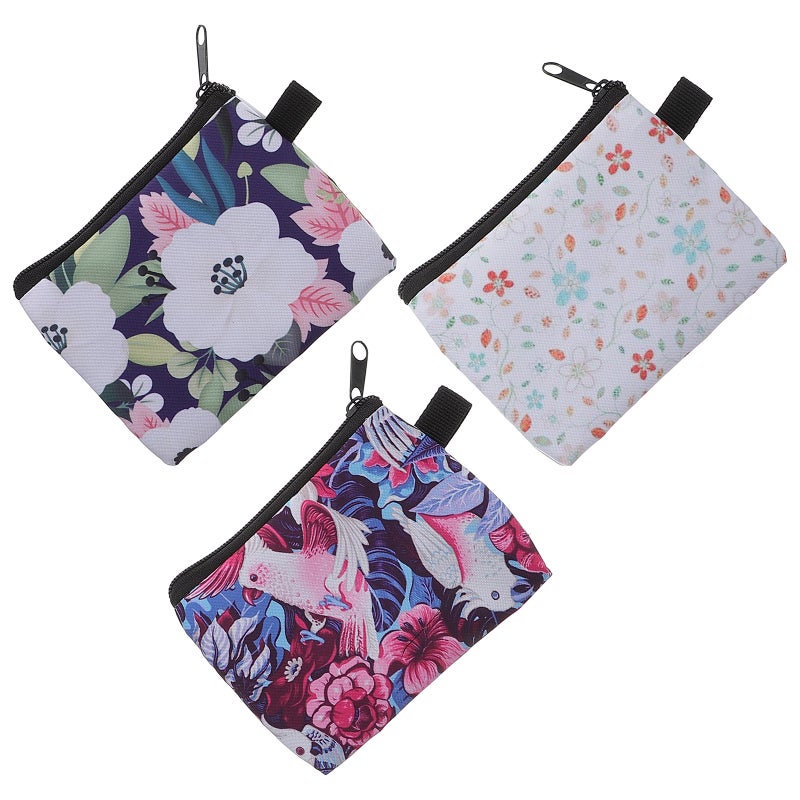 3pcs Small Bags Simple Change Storage Bags Cards Keys Carrying Bags - Image 1