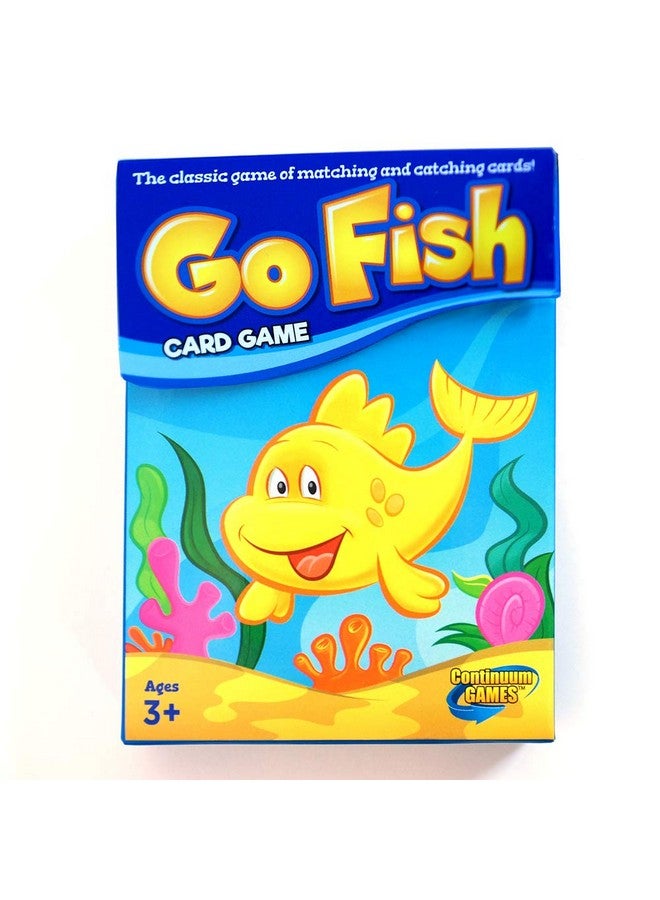 Continuum Games Go Fish Classic Card Game Fun for Children Age 3 and Up, Blue - Image 1