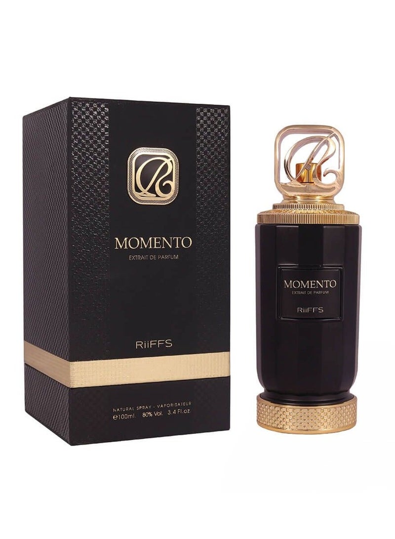 RIIFFS Momento Extrait De Parfum 100ml Unisex Woody Spicy Oud Rose Fragrance - Image 3