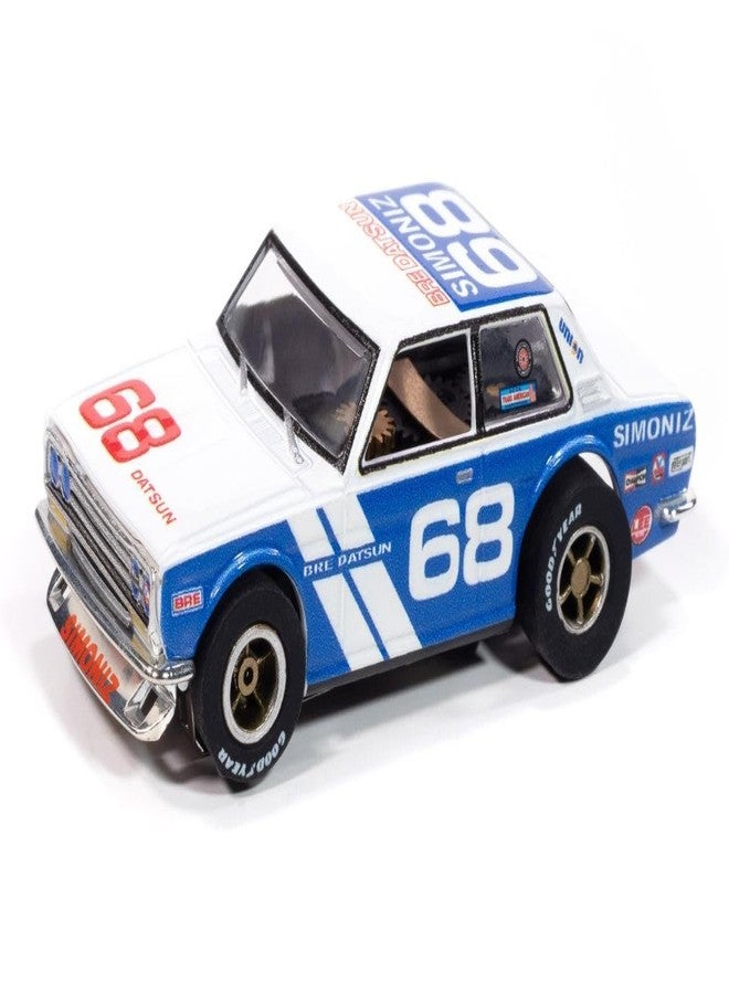 AW AUTO WORLD سيارة سباق مصغرة بمقياس HO من طراز SC420-3 Auto World Xtraction 1972 BRE Datsun 510 Guest Car رقم 68 - Image 1