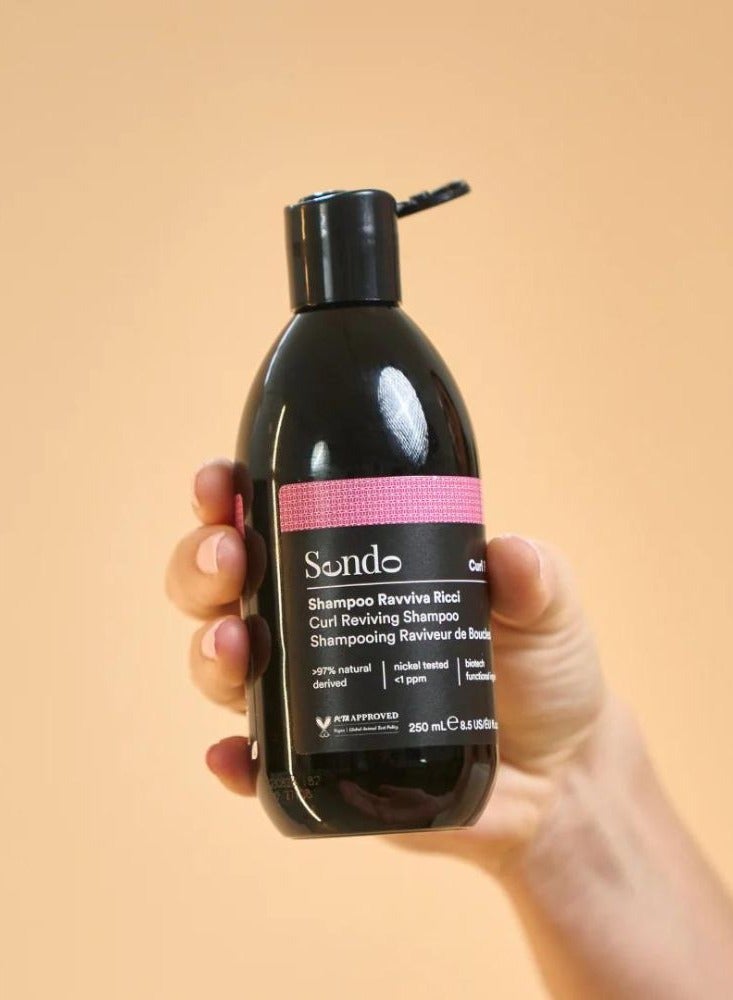 Sendo Curl Passion Curl Reviving Shampoo Frizz-Free Hair 250ml - Image 4